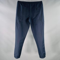 3.1 Phillip Lim - Pantaloni casual con coulisse in misto nylon della marina - taglia S