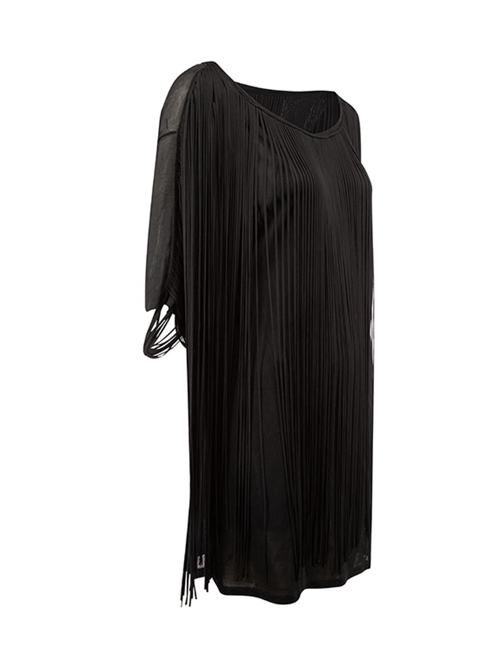 CONDITION is Very good. Minimal wear to dress is evident. Minimal wear to the brand logo and some of the long fringing on this used 3.1 Phillip Lim designer resale item. 



Details


Black

Synthetic

Mini dress

Fringing detail

Round