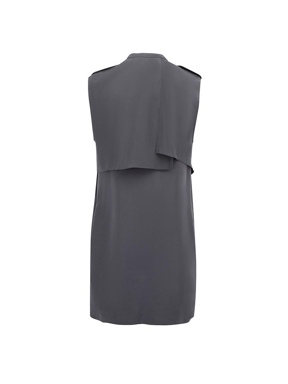 3.1 Phillip Lim Women's Grey Layered Sleeveless Mini Dress In Excellent Condition In London, GB