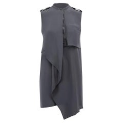 3.1 Phillip Lim Women's Grey Layered Sleeveless Mini Dress