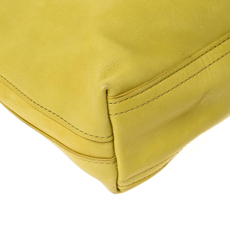 3.1 Phillip Lim Yellow Leather 31 Minute Portfolio Clutch Bag 7