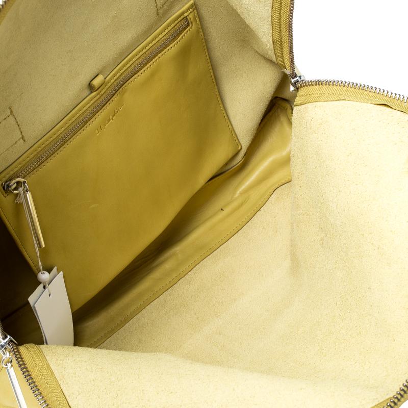 3.1 Phillip Lim Yellow Leather 31 Minute Portfolio Clutch Bag 4