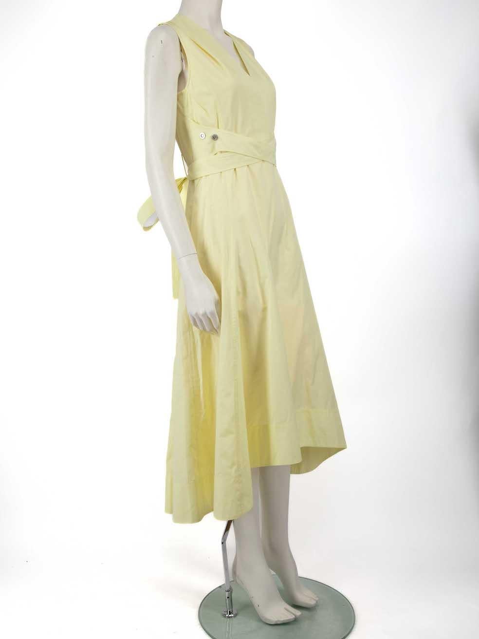 CONDITION is Very good. Hardly any visible wear to the dress is evident. However, due to poor storage, there is a small mark to the front centre right on this used 3.1 Phillip Lim designer resale item.
 
 
 
 Details
 
 
 Yellow
 
 Cotton
 
 Dress
