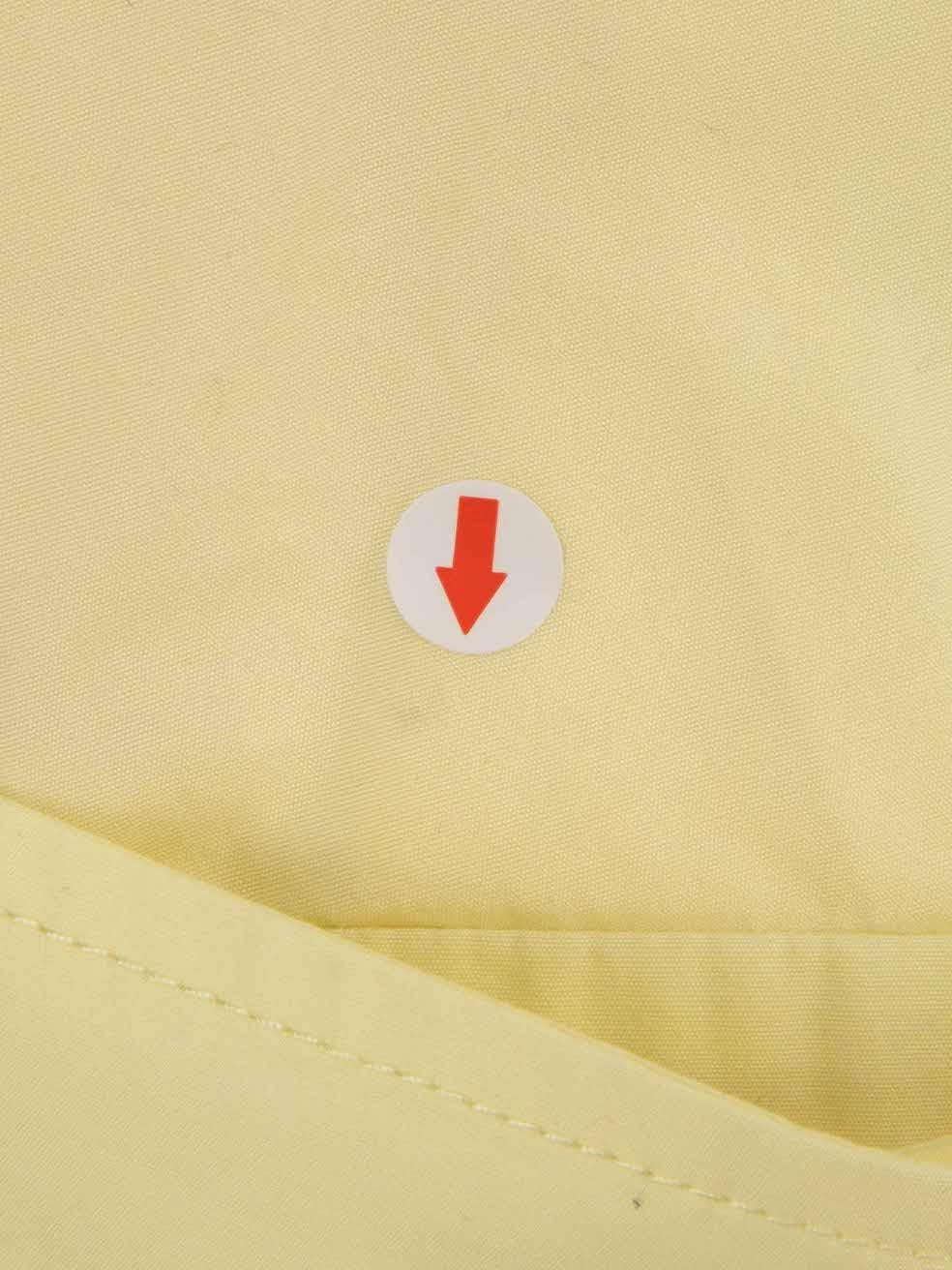 3.1 Phillip Lim Yellow Sleeveless Belted Dress Size L In Excellent Condition In London, GB