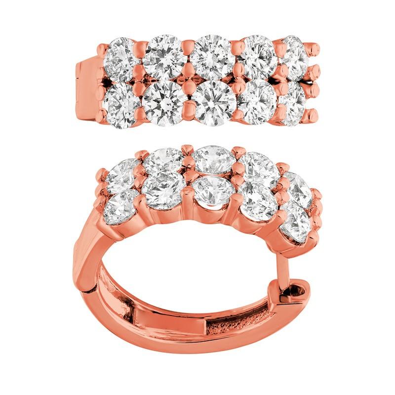 3.10 Carat Natural Diamond Two Rows Hoop Earrings G SI 14K Rose Gold

100% Natural, Not Enhanced in any way Round Cut Diamond Earrings
3.10CT
G-H
SI
14K Rose Gold, 5.8 grams, Prong
11/16 inch in height, 1/4 inch in width
20 diamonds

E5509-3PD

ALL
