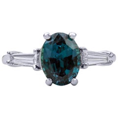 AGL Certified 3.10 Carat Natural Brazilian Alexandrite Ring from Mark Henry