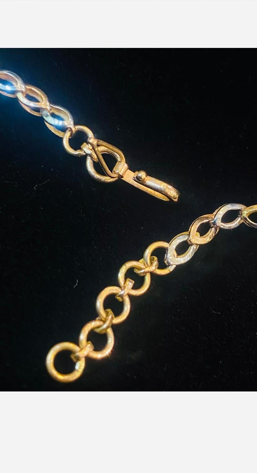 3.10 Carat Natural Diamonds Rosè Gold Necklace In New Condition For Sale In Massafra, IT