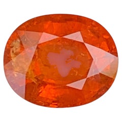 3.10 Carat Natural Loose Fanta Color Spessartite Garnet Oval Cut African Gem