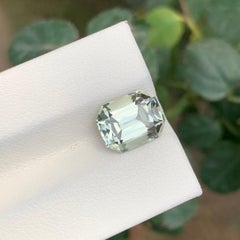 3.10 Carat Natural Loose Green Amethyst / Prasiolite Cushion Shape Gemstone