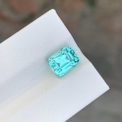 3.10 Carat Natural Loose Seafoam Tourmaline Cushion Shape Gemstone (pierre précieuse en forme de coussin)