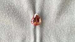 3.10 carat pinkish pink Tourmaline pear Faceted cutstone for pendant Natural gem
