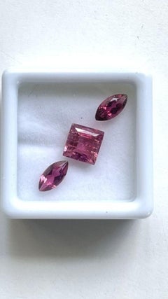 3.10 Carats Mismatch Tourmaline Pair, Pink Tourmaline Marquise