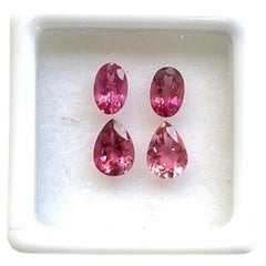 3.10 Carats Pink Tourmaline, Vivid Pink Tourmaline Jewelry Cut Stones Gems