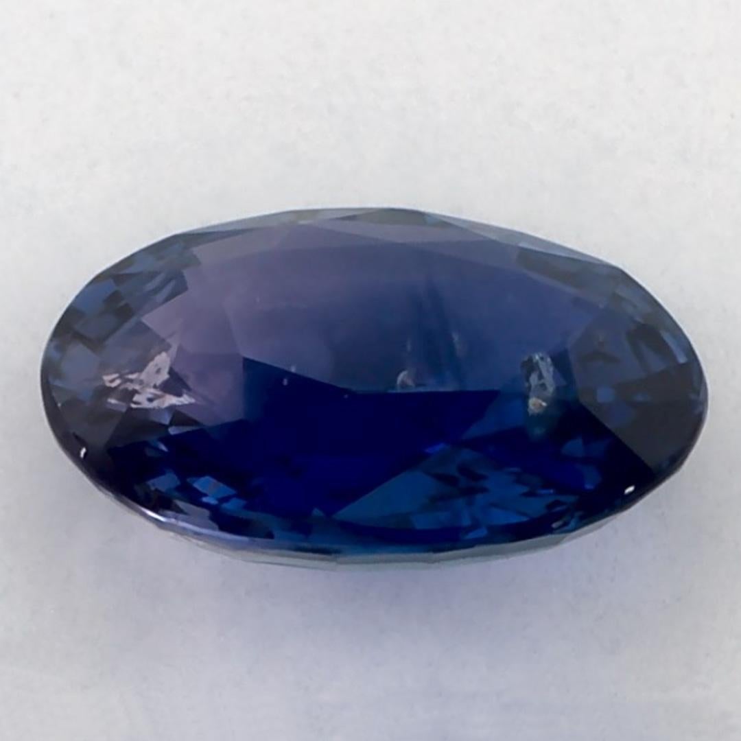 3.10 Karat Blauer Saphir Oval Loser Edelstein im Zustand „Neu“ im Angebot in Fort Lee, NJ