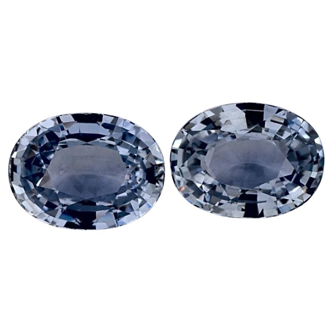 3.10 Ct Blue Sapphire Oval Loose Gemstone For Sale