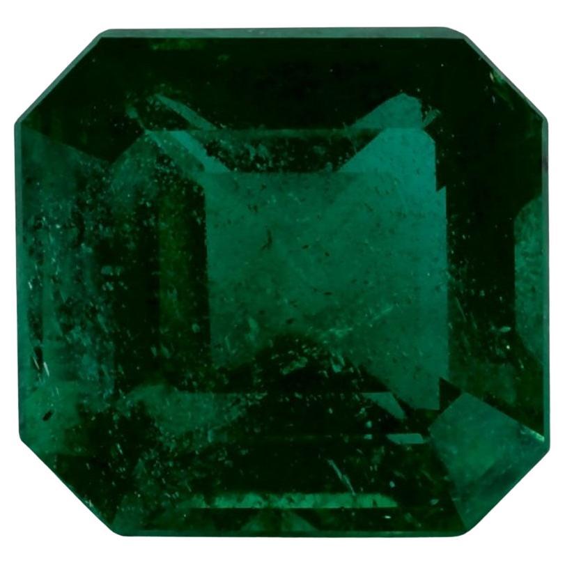 3.10 Ct Emerald Octagon Cut Loose Gemstone For Sale