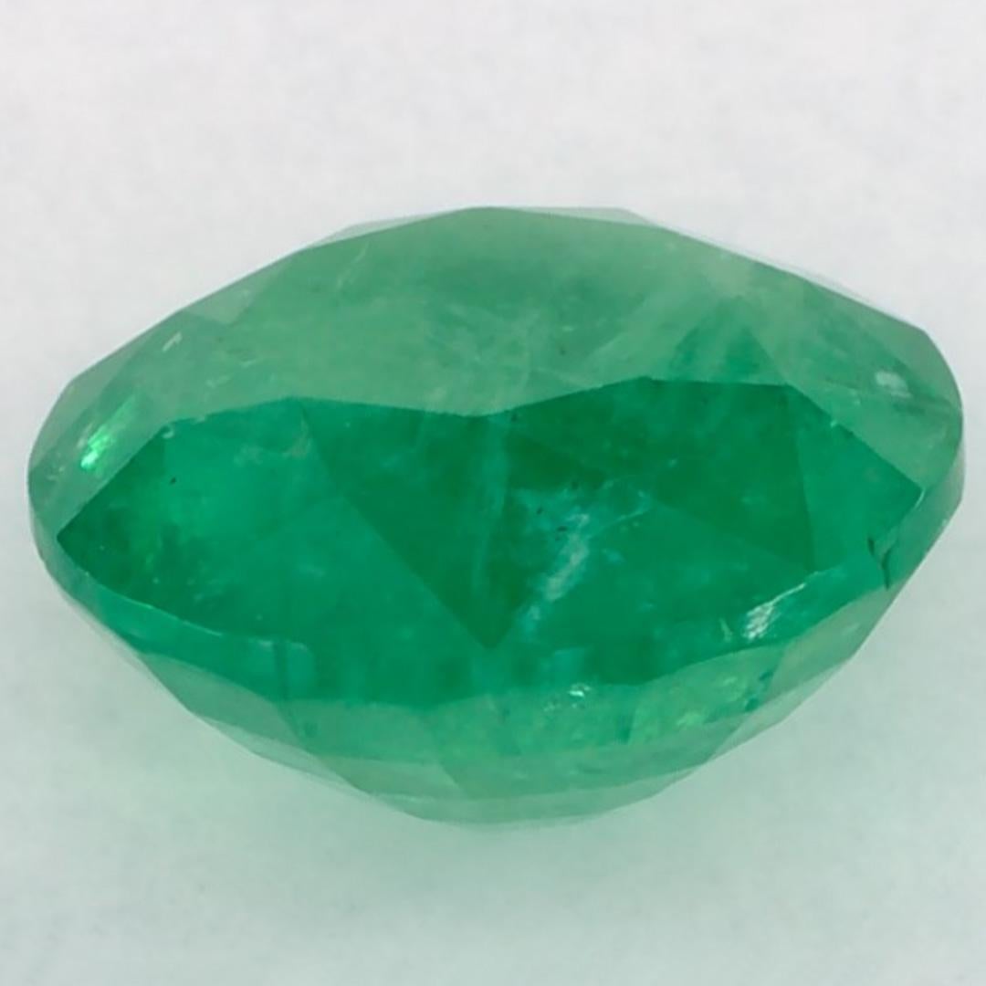 3.10 Ct Smaragd Runde Lose Edelstein im Zustand „Neu“ im Angebot in Fort Lee, NJ