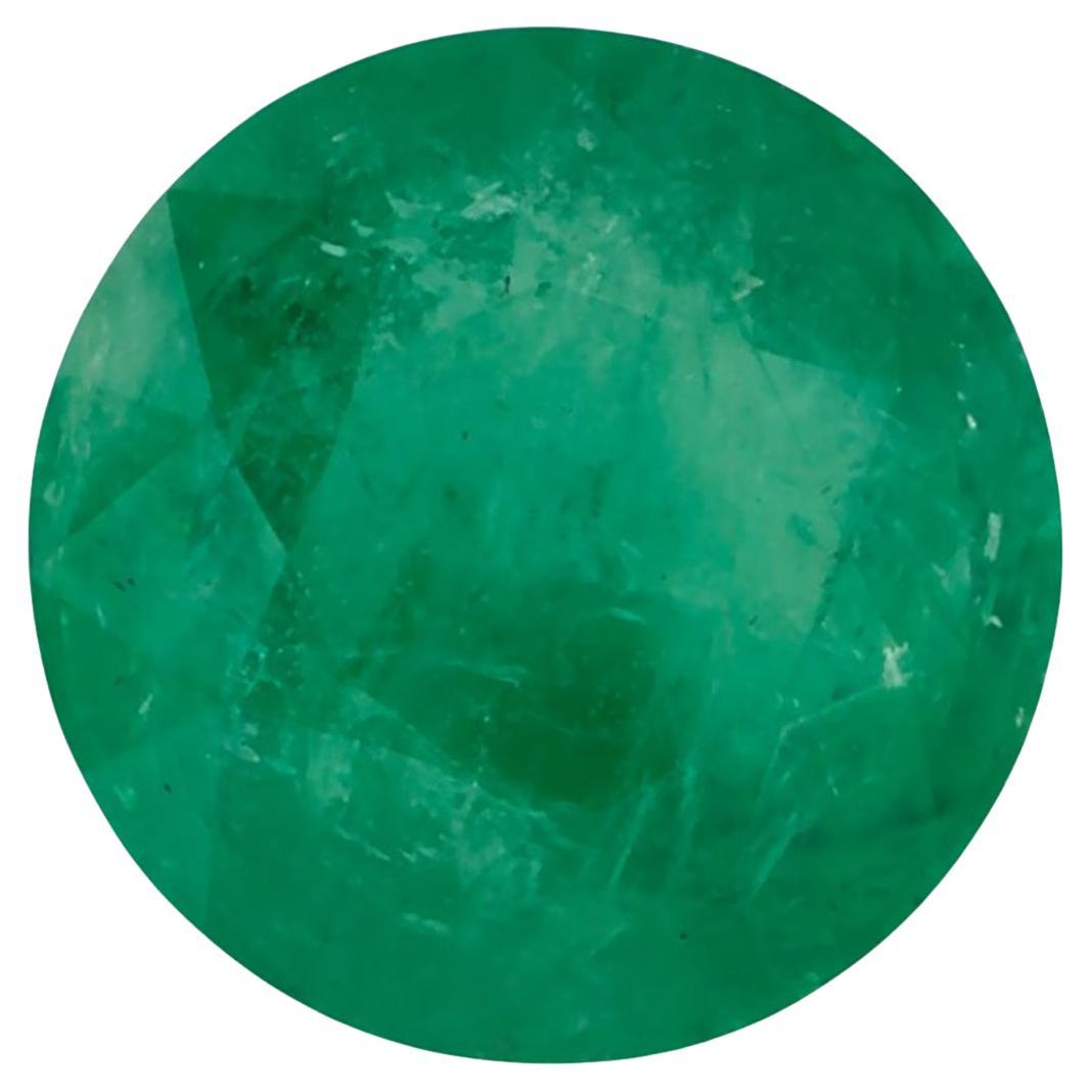 3.10 Ct Smaragd Runde Lose Edelstein