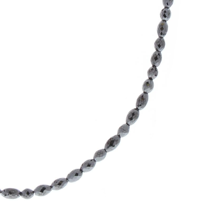 natural black diamond necklace