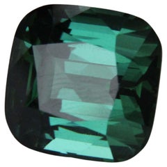 31.01 Carats Natural Green Tourmaline Cushion Shape Certified