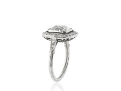3.10 Carat Old European Cut Diamond Ring