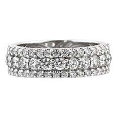 3.10ct Round Brilliant Cut Diamond Eternity Band
