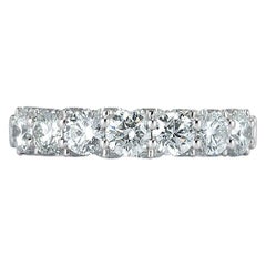 3.10ct Round Brilliant Cut Diamond Ring in 18k White Gold