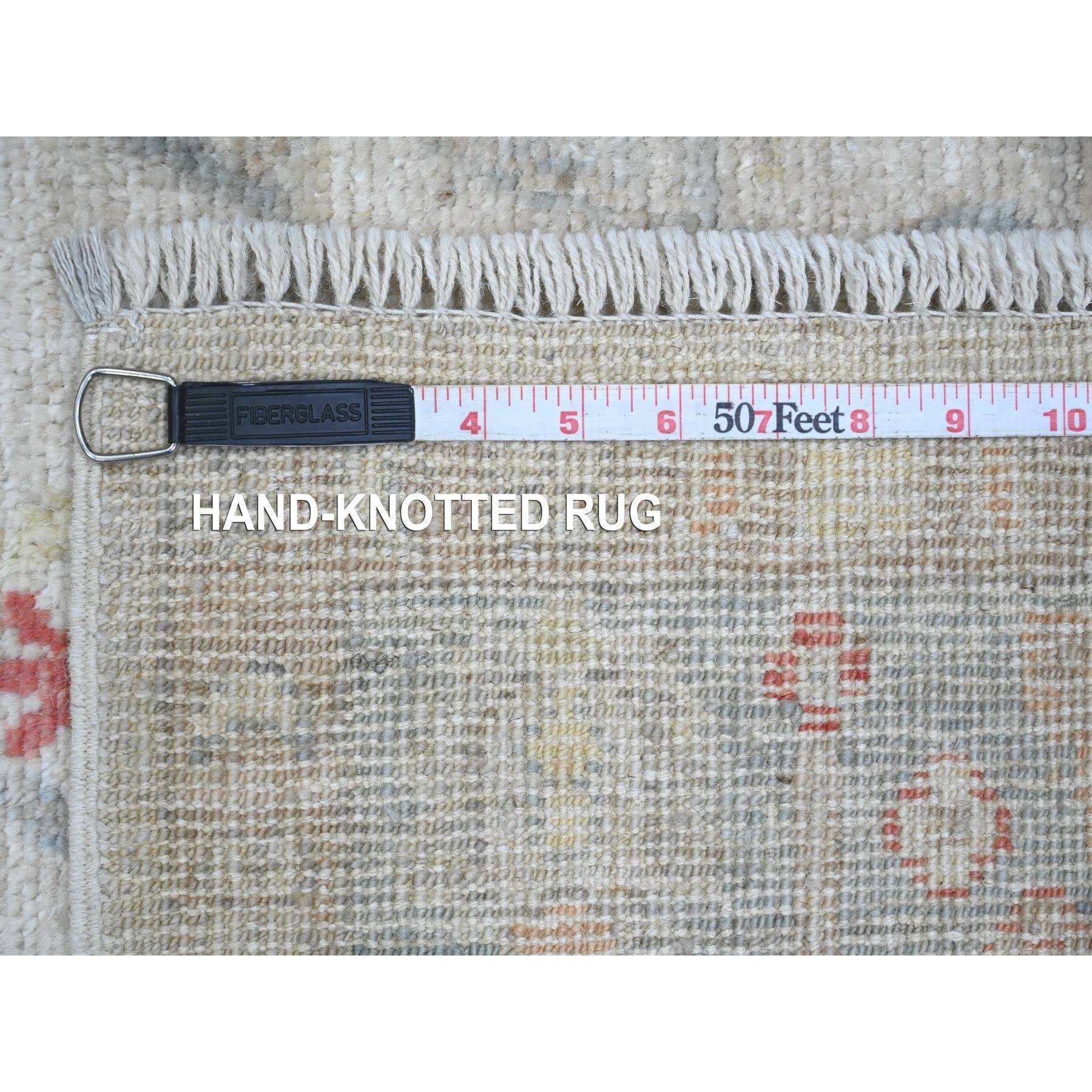 XXI secolo e contemporaneo Tappeto Runner in lana annodato a mano 3'10 