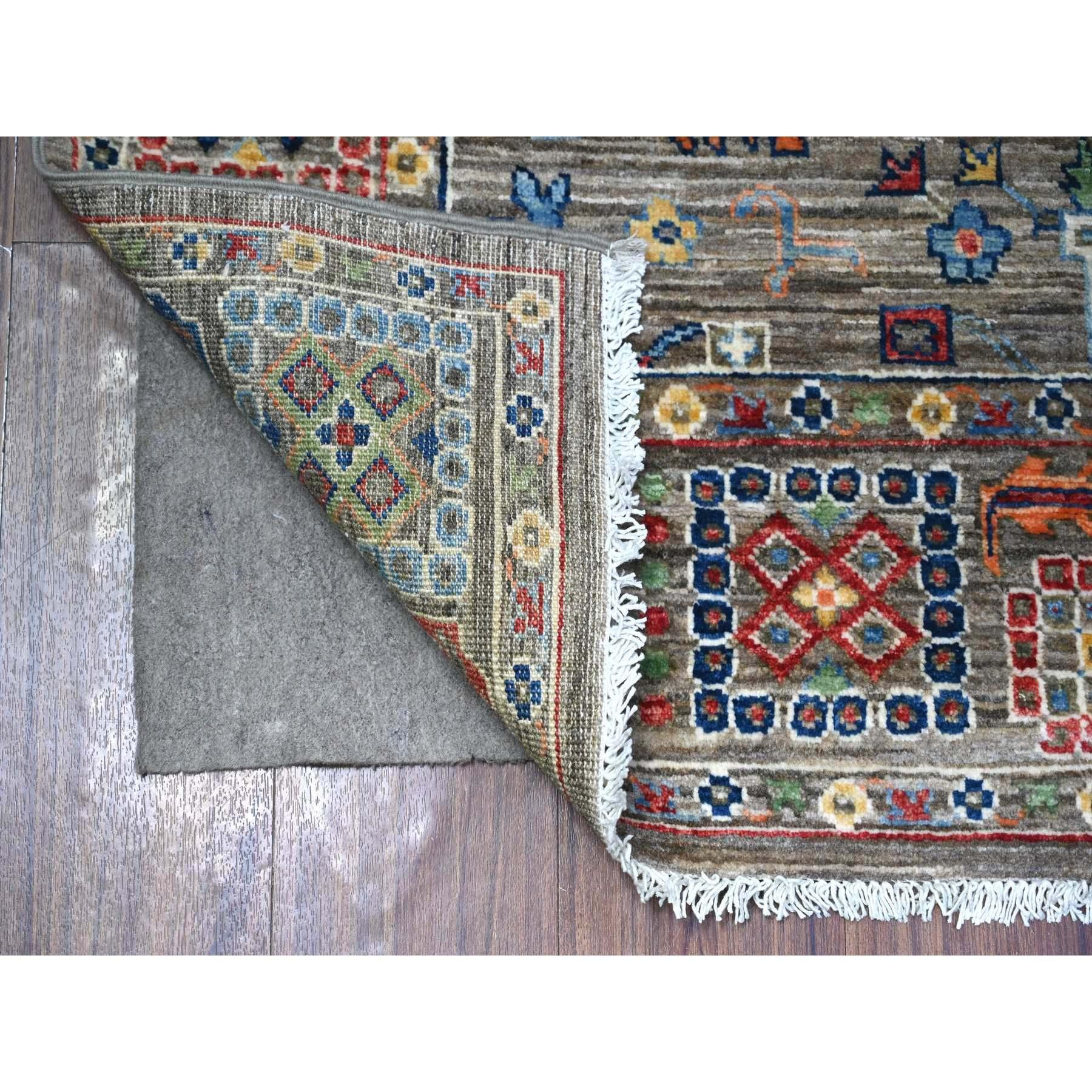 This is a truly genuine one-of-a-kind Afghan Angora Oushak, Hand Knotted, Pure Wool, Oriental Rug. It has been Knotted for months and months in the centuries-old weaving craftsmanship techniques by expert artisans.
Primary materials: Wool
Latex: No