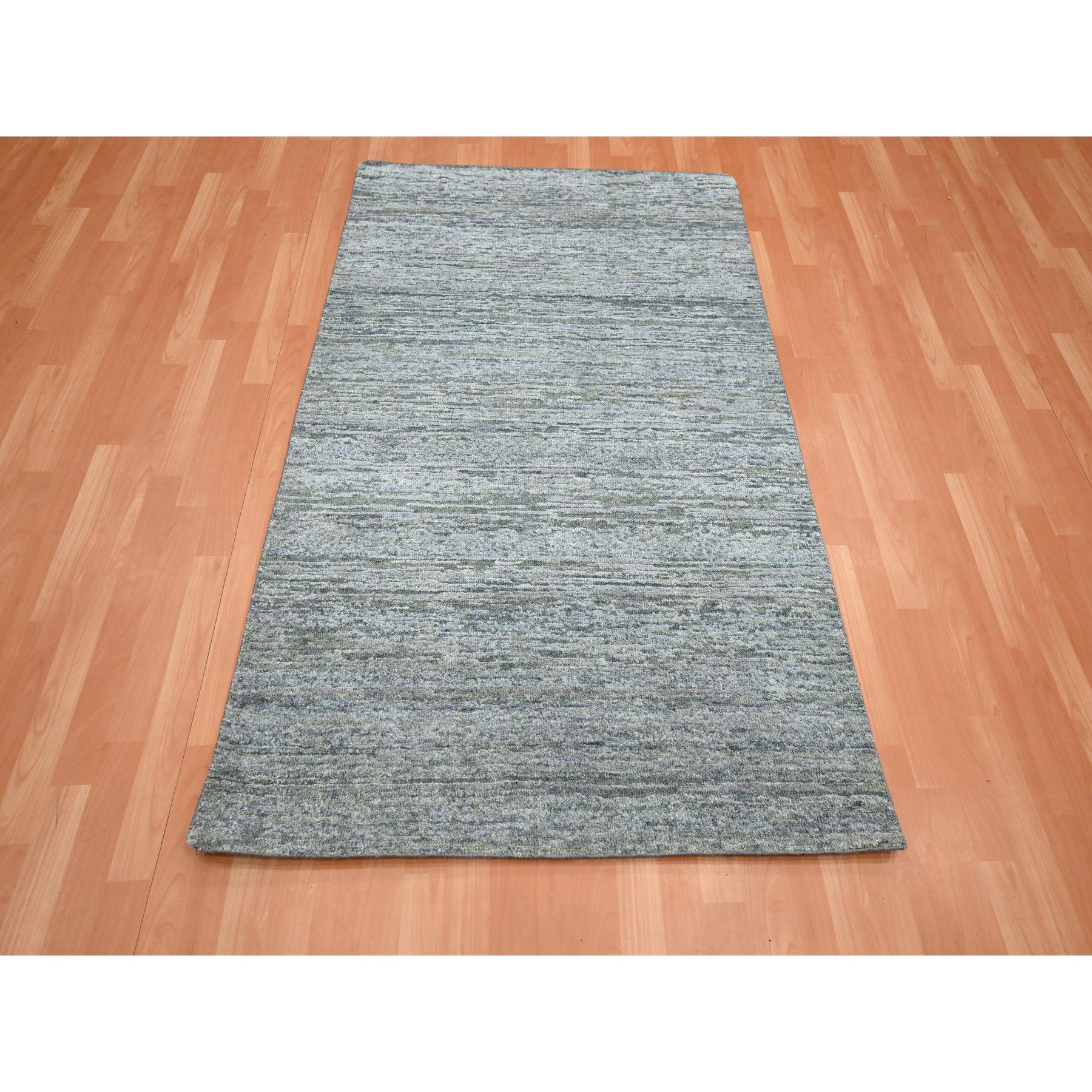 Spanish Gray, Plain Design, Hand Knotted, Soft to the Touch, Pure Silk, Oriental Rug
Primary materials: Silk
Latex: No Pile 
height: 0.25 Inches
Style: Contemporary
Primary color: Grey
Secondary colors: None
Pattern: Oriental