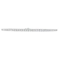 Roman Malakov 3.11 Carat Total Round Brilliant Cut Diamond Tennis Bracelet