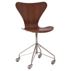 ‘3117’ Swivel Desk Chair by Arne Jacobsen for Fritz Hansen, Denmark, 1955