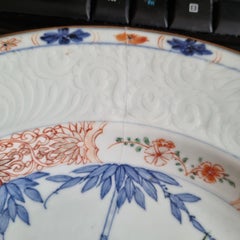 Antique Famille Verte Kangxi Period Chinese Porcelain Large Plate