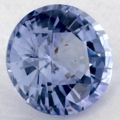 3.12 Ct Blue Sapphire Round Loose Gemstone (pierre précieuse en vrac)
