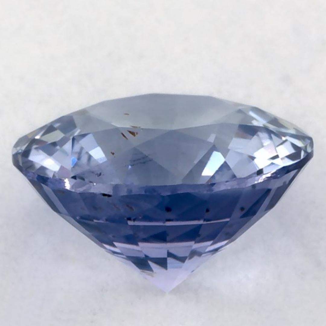 3.12 Ct Blue Sapphire Round Loose Gemstone (pierre précieuse en vrac) Neuf - En vente à Fort Lee, NJ
