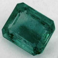 3.12 Ct Emerald Octagon Cut Loose Gemstone (pierre précieuse en vrac)
