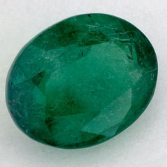 3.12 Ct Emerald Oval Loose Gemstone (pierre précieuse en vrac)
