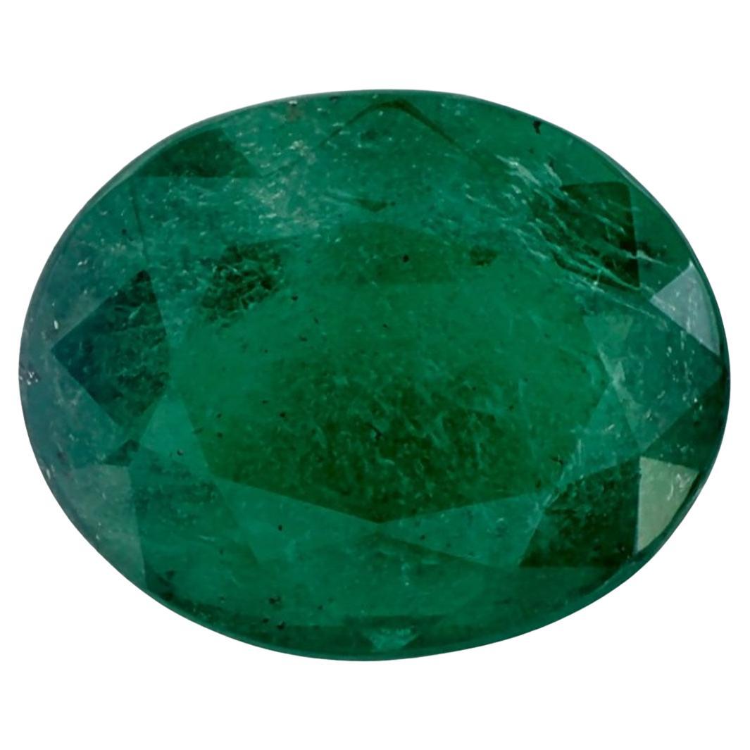 3.12 Ct Emerald Oval Loose Gemstone
