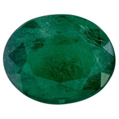 3.12 Ct Emerald Oval Loose Gemstone