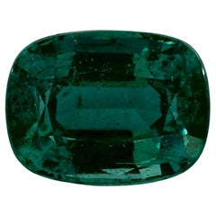 3.12 Cts Emerald Cushion Cut Loose Gemstone