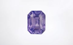 3.12 cts, Untreated purple sapphire with a GIA certificate