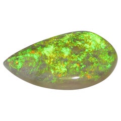 3.12ct Freeform Cabochon Gray Opal from Australia