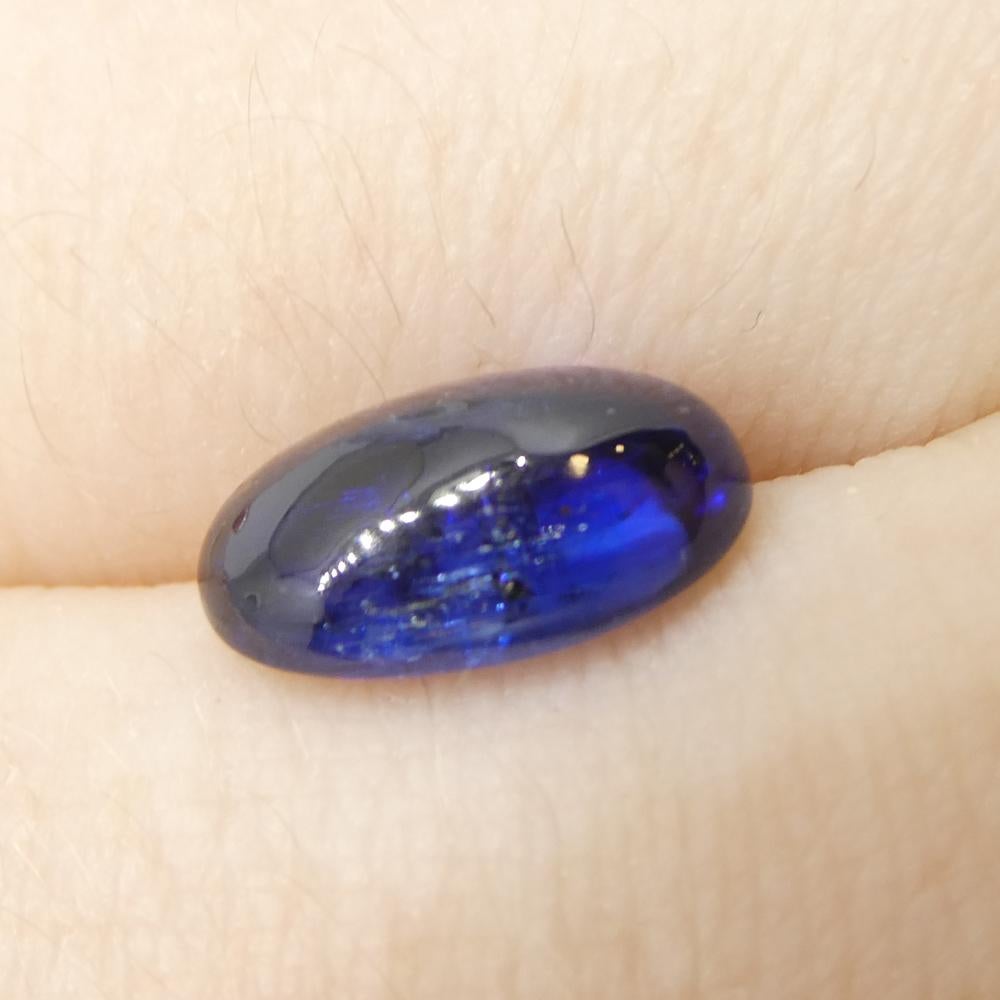 3.12ct Oval Cabochon Blue Kyanite from Brazil  For Sale 8