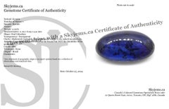 3.12ct Cabochon ovale di kyanite blu dal Brasile