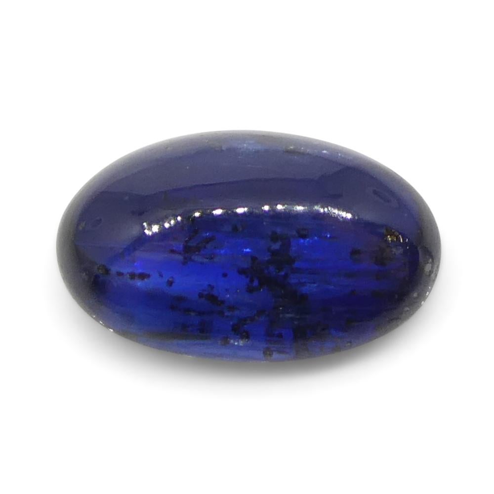 3.12ct Oval Cabochon Blue Kyanite from Brazil  In New Condition For Sale In Toronto, Ontario