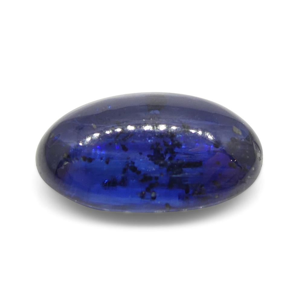 3.12ct Oval Cabochon Blue Kyanite from Brazil  For Sale 1