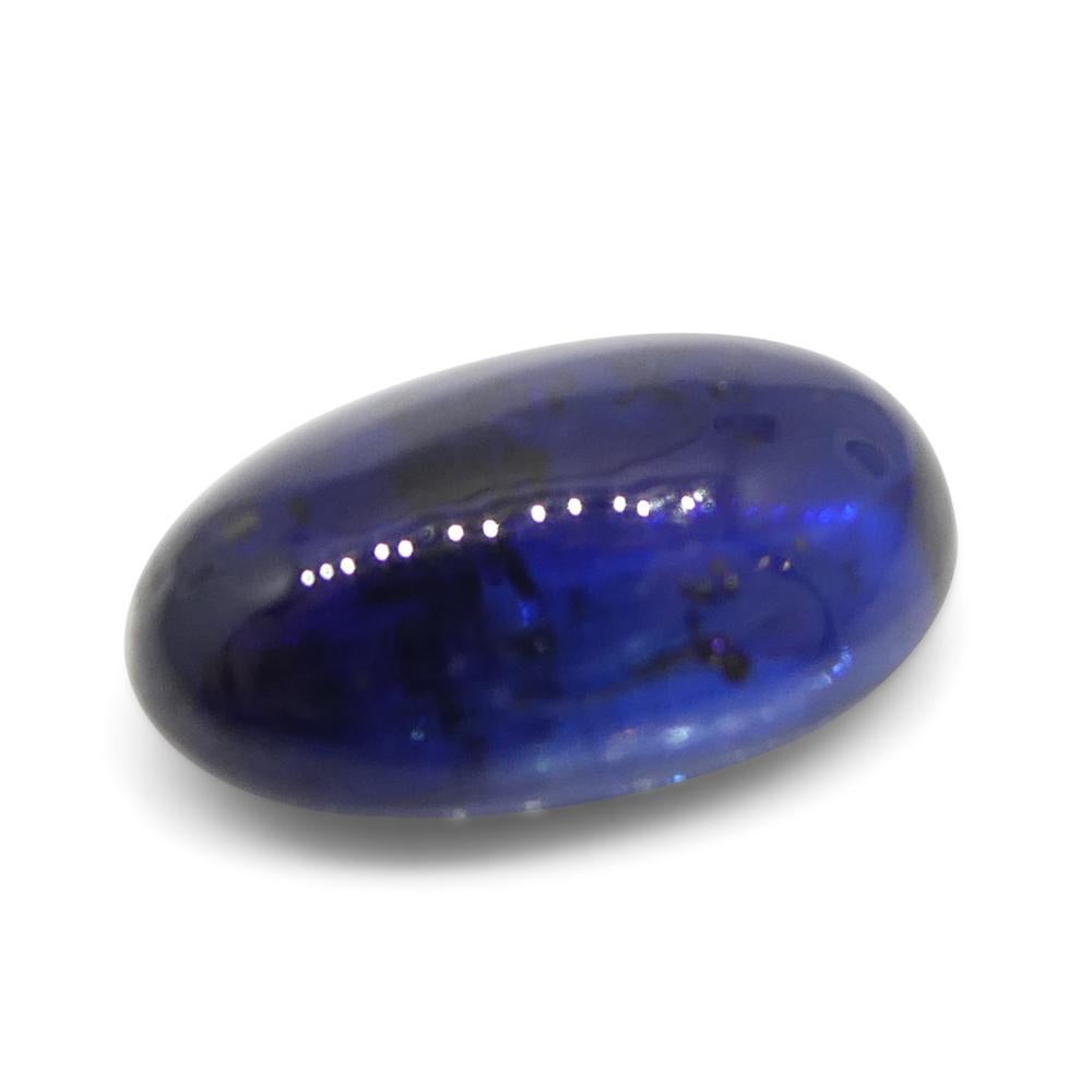 3.12ct Oval Cabochon Blue Kyanite from Brazil  For Sale 2
