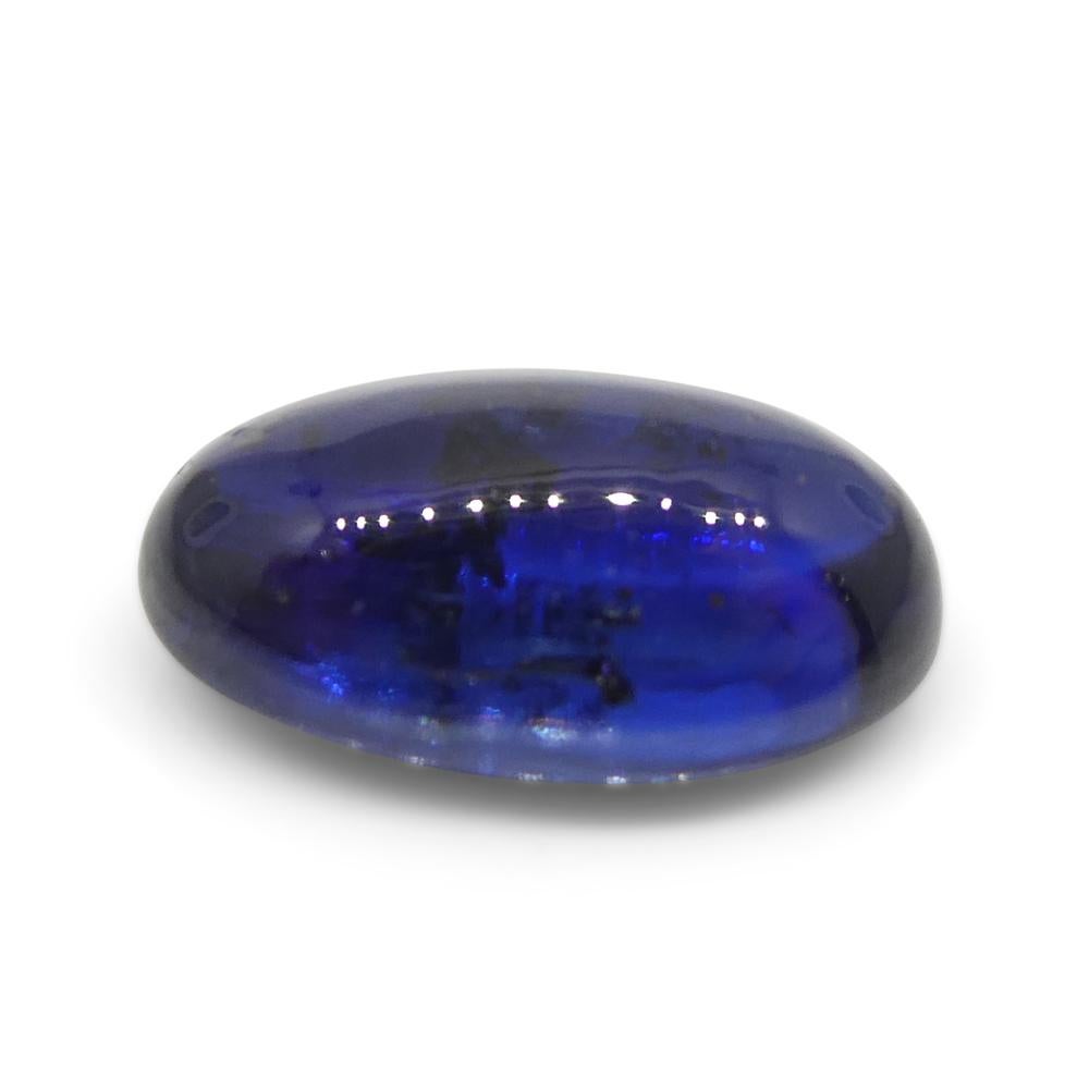 3.12ct Oval Cabochon Blue Kyanite from Brazil  For Sale 3