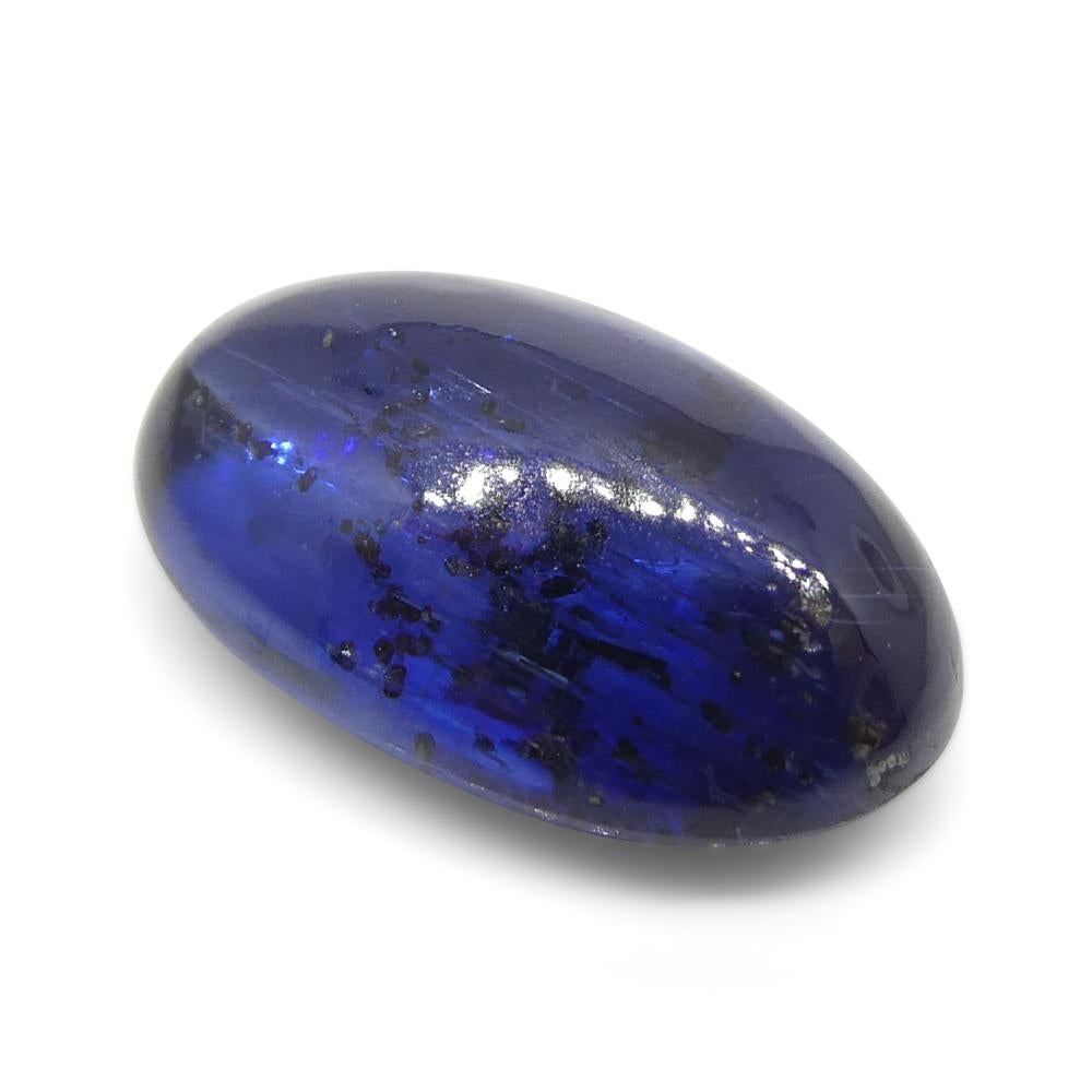 3.12ct Oval Cabochon Blue Kyanite from Brazil  For Sale 4