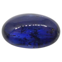 Kyanite bleue cabochon ovale de 3,12 carats du Brésil 